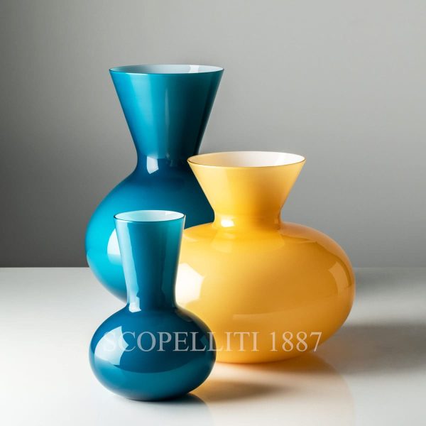 venini vase idria new color amber
