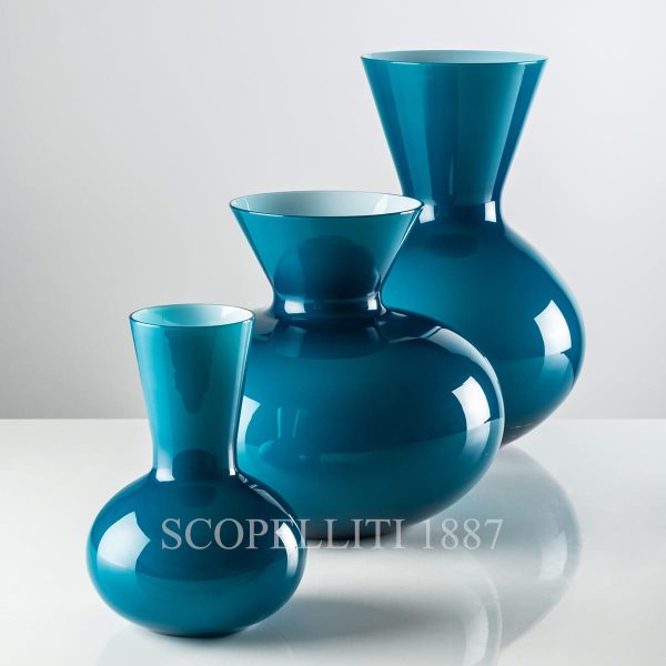 venini vase idria blu new color