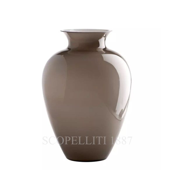 venini labuan vase taupe large