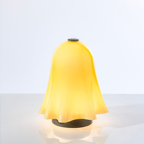 venini portable lamp fantasmino amber