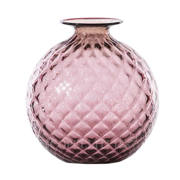 venini vase monofiore balloton large amethyst