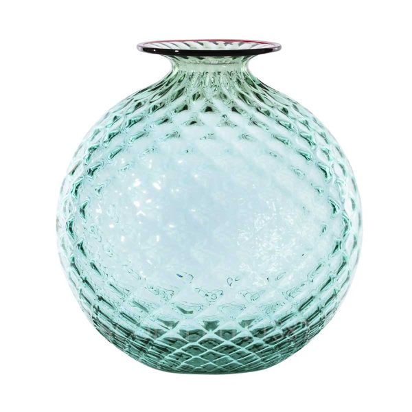 venini vase monofiore balloton large mint green