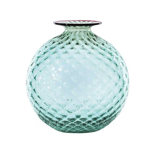 venini vase monofiore balloton medium mint green