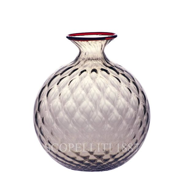 venini monofiore balloton vase medium taupe