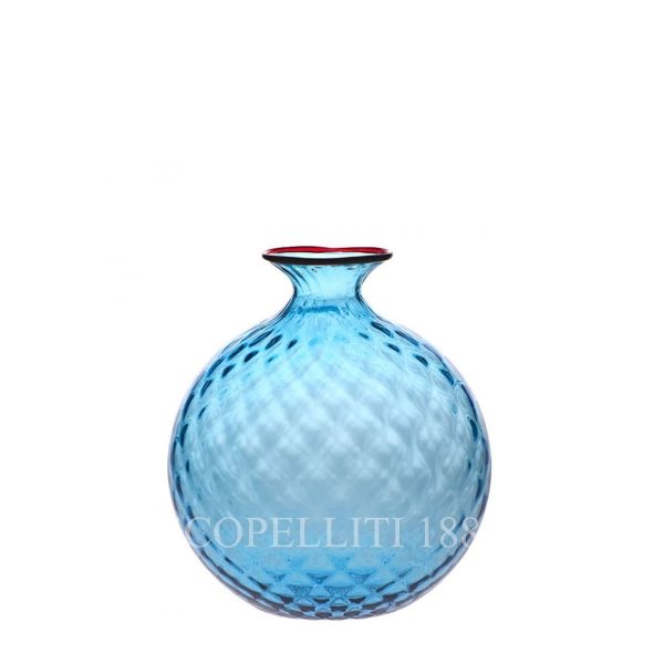 venini monofiore balloton vase x-small aquamarine