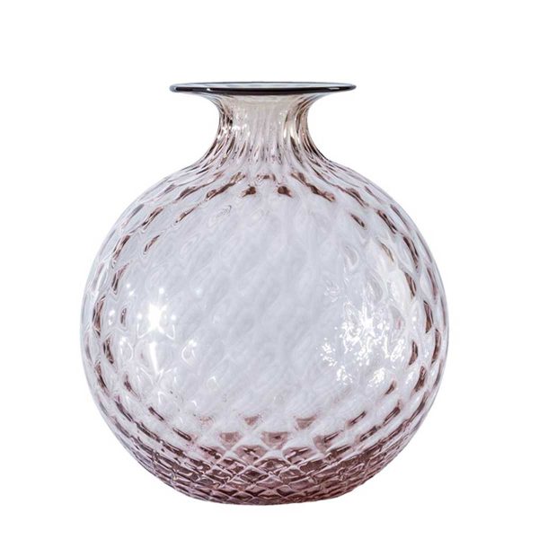 venini monofiore balloton vase large powder pink