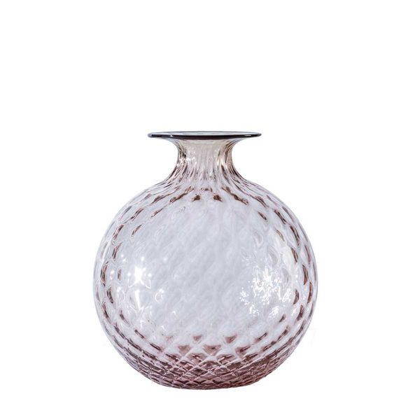 venini monofiore balloton vase medium powder pink