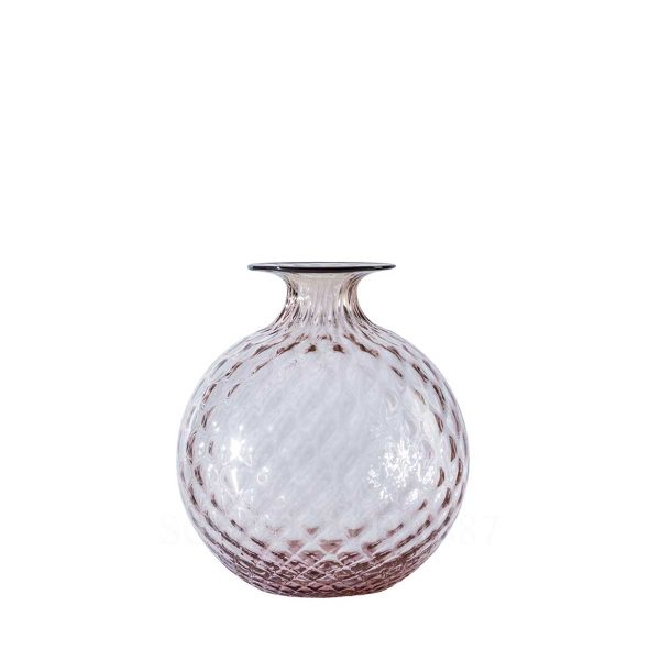 venini monofiore balloton vase small powder pink