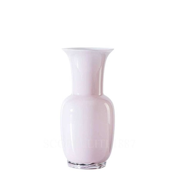 venini opalino vase medium powder pink