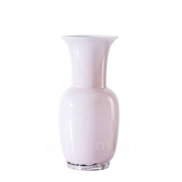 venini opalino vase large powder pink