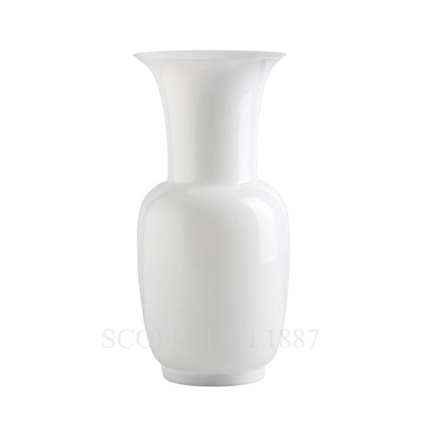 venini opalino vase large milk white