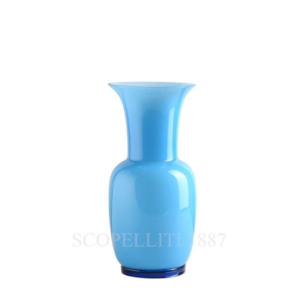venini opalino vase small aquamarine