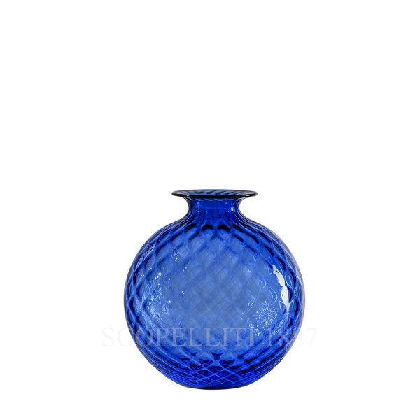 venini monofiore balloton vase sapphire x-small