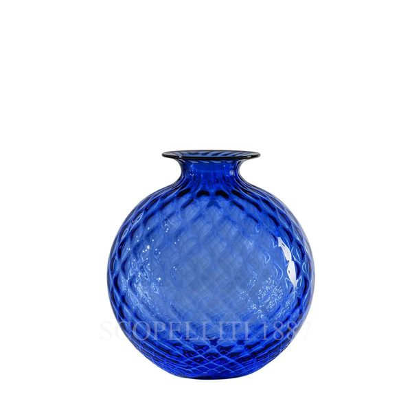 venini monofiore balloton vase sapphire small