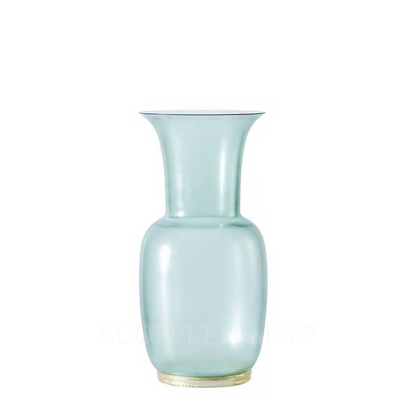 venini opalino vase satin medium rio green