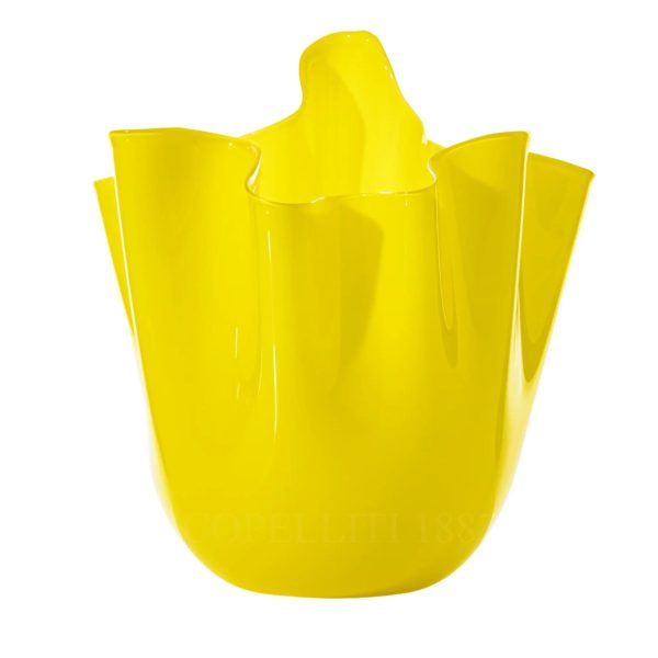 venini fazzoletto vase medium ginkgo biloba