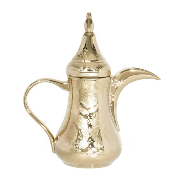 versace barocco gold arabic coffee pot dallah
