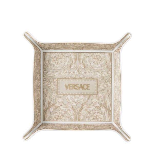 versace valet tray barocco beige