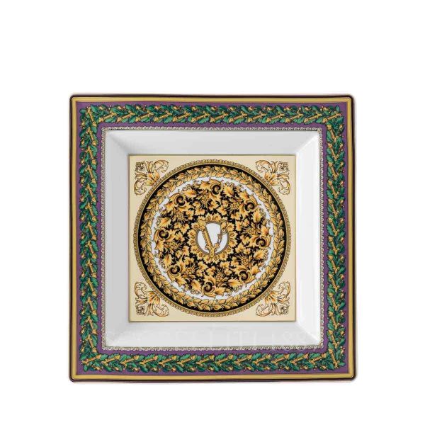 versace square dish 22 cm barocco mosaic