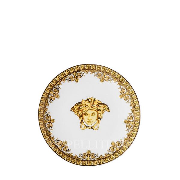 versace small plate i love baroque white