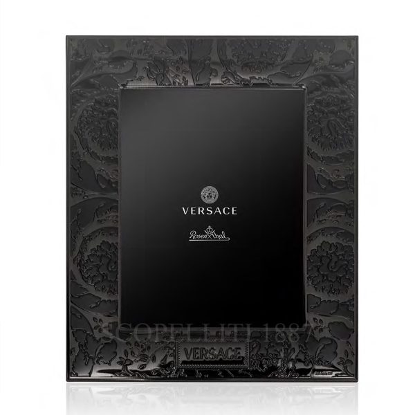 versace picture frame black damask large