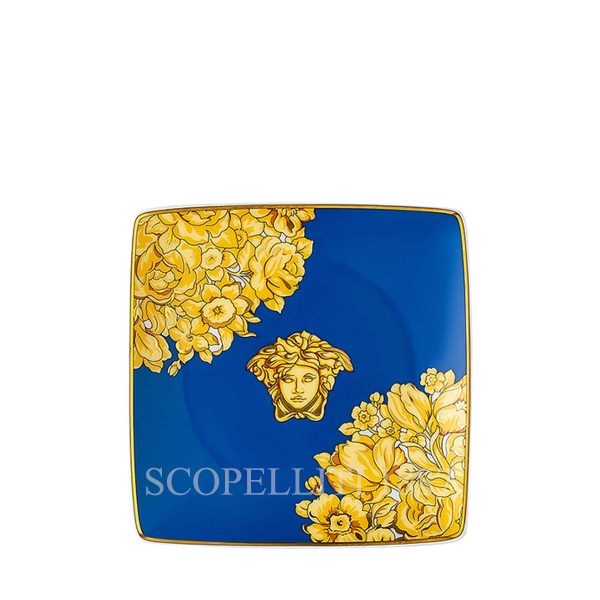 versace bowl 12 cm square flat medusa rhapsody blue