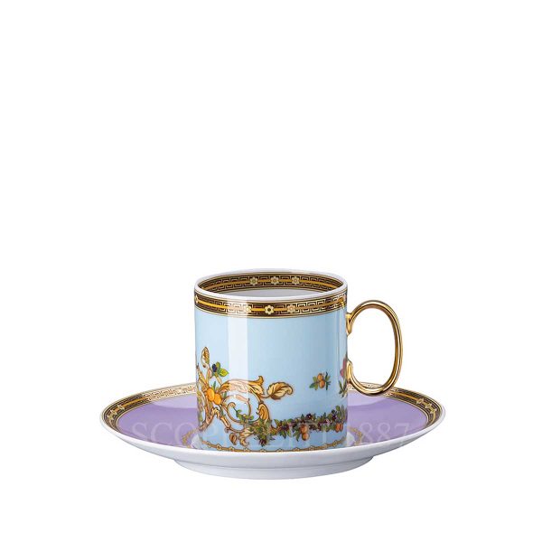 versace butterfly garden coffee cup and saucer