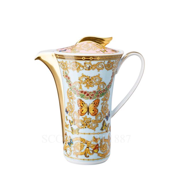 versace butterfly garden coffee pot