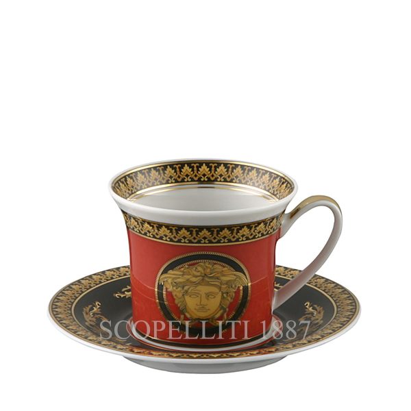 versace espresso cup medusa red