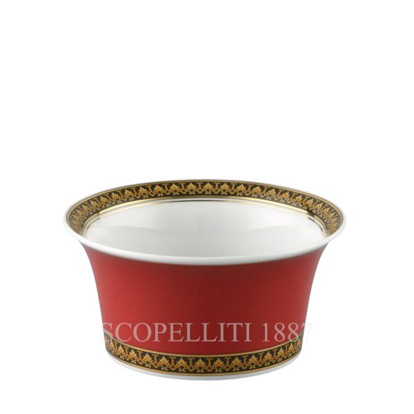 versace fruit dish medusa red