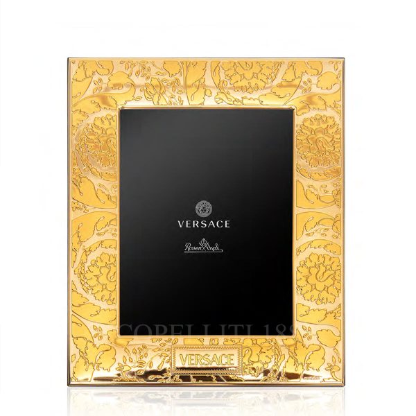 versace gold picture frame damask medium