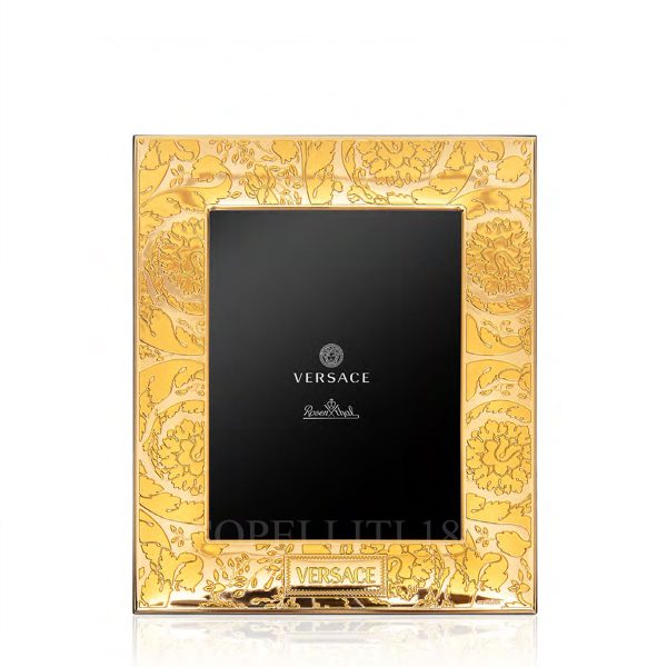 versace gold picture frame damask small