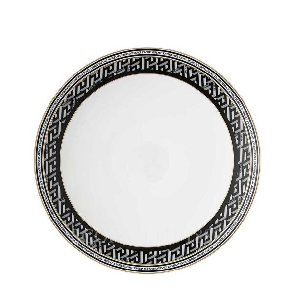versace gourmet plate la greca signature black