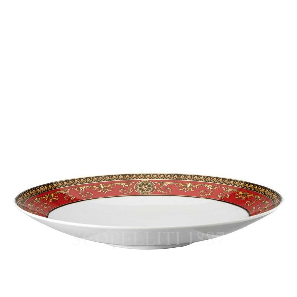 versace gourmet plate medusa red new