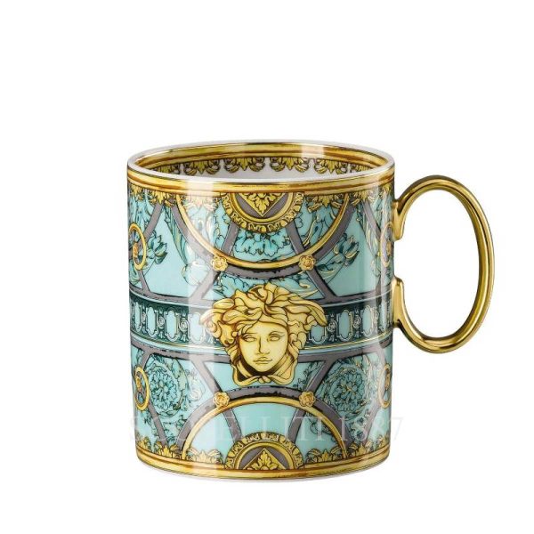 versace mug scala del palazzo green