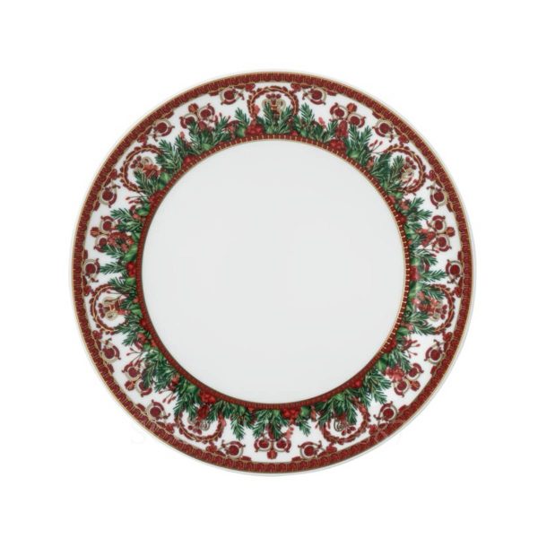 versace i love baroque holiday dessert plate