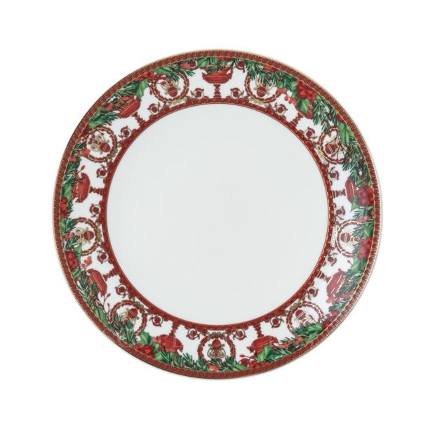versace i love baroque holiday dinner plate