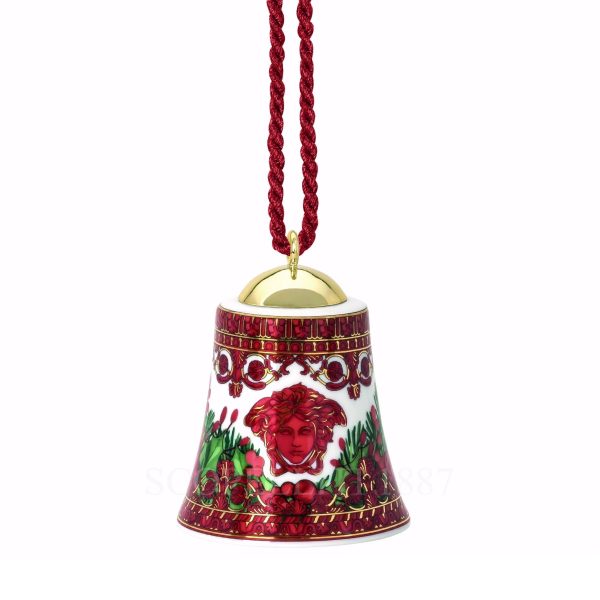 versace i love baroque holiday porcelain bell