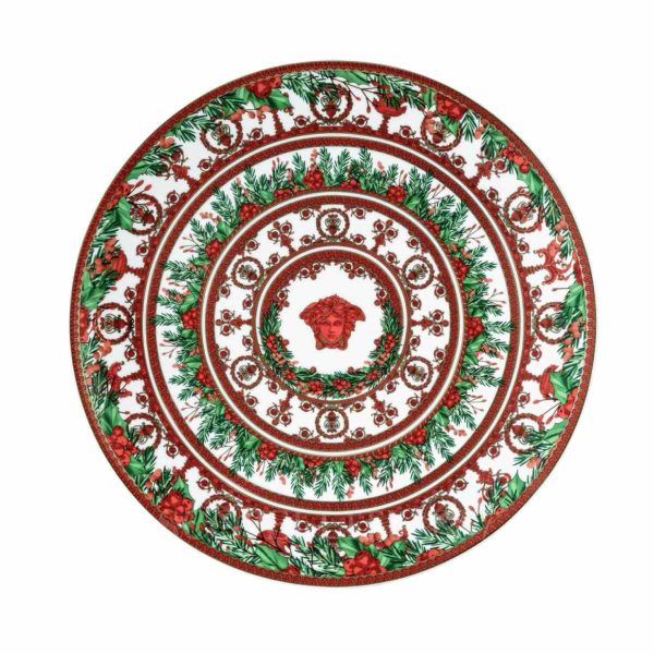 versace i love baroque holiday plate