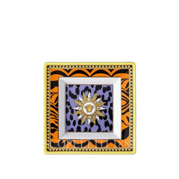 versace jungle animalier dish 14 cm