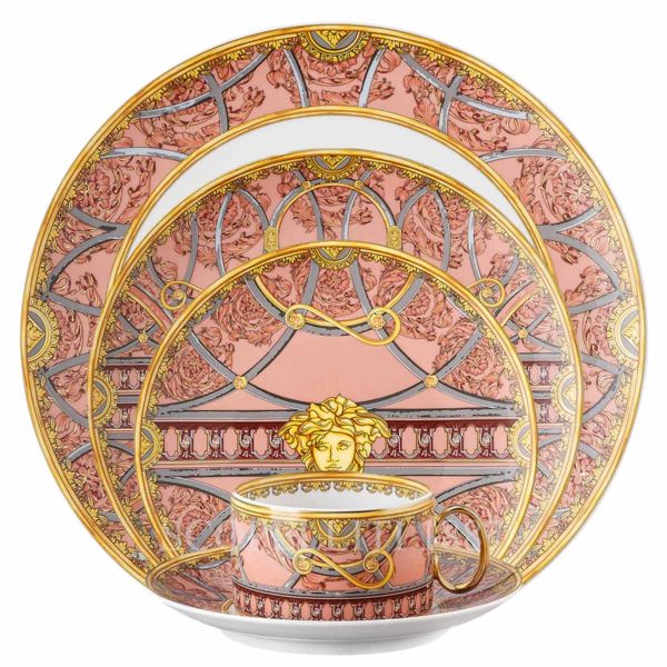 versace scala del palazzo rose 5 piece place setting