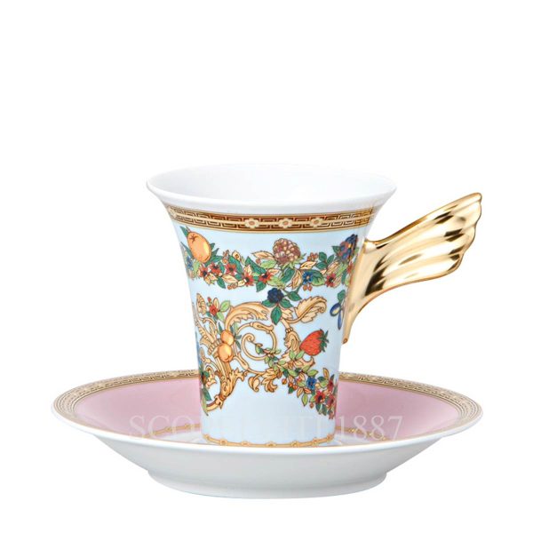versace butterfly garden coffee cup and saucer