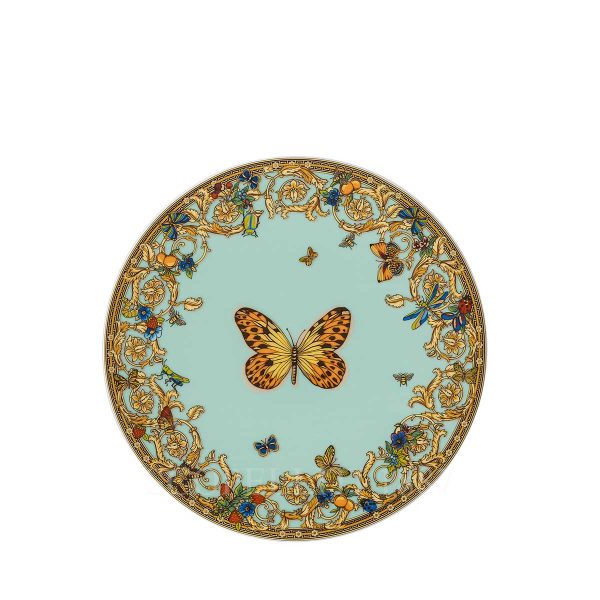 versace butterfly garden bowl lid