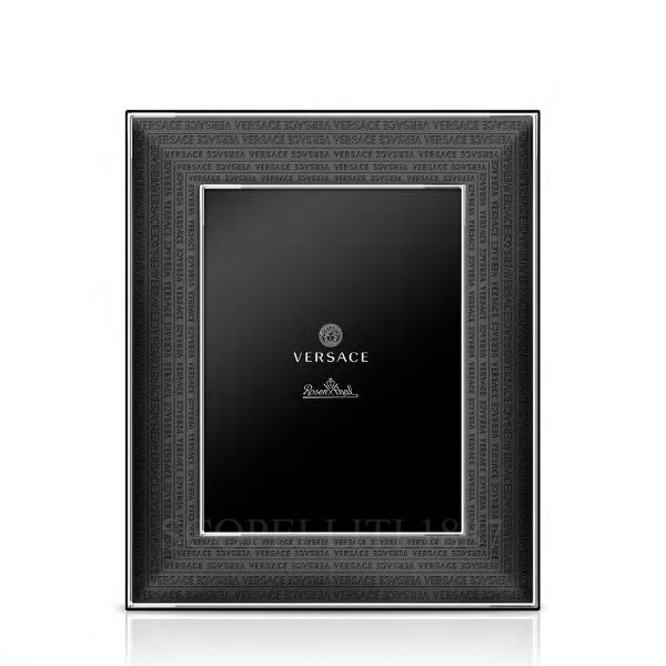 versace black frame with versace lettering