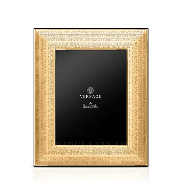 versace medium gold picture frame with versace lettering