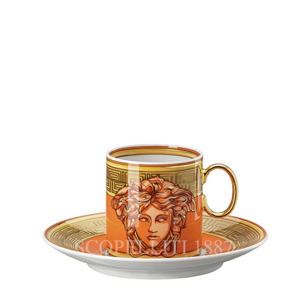 versace coffee cup medusa amplified orange coin