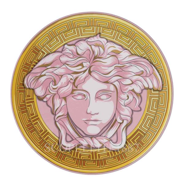 versace presentation plate medusa amplified rose coin