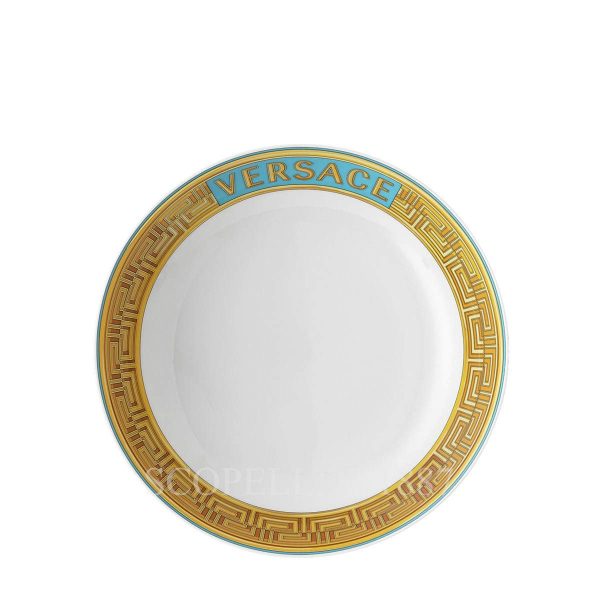 versace soup plate medusa amplified blue coin