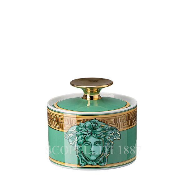 versace sugar box medusa amplified green coin