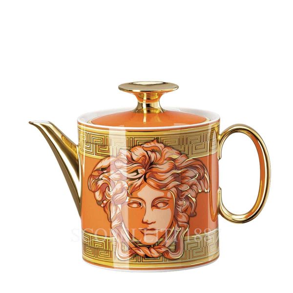 versace teapot medusa amplified orange coin